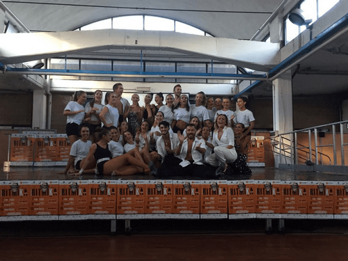 Esibizione Ritmika a Moncalieir Tutto il gruppo JDS all'evento Ritmika